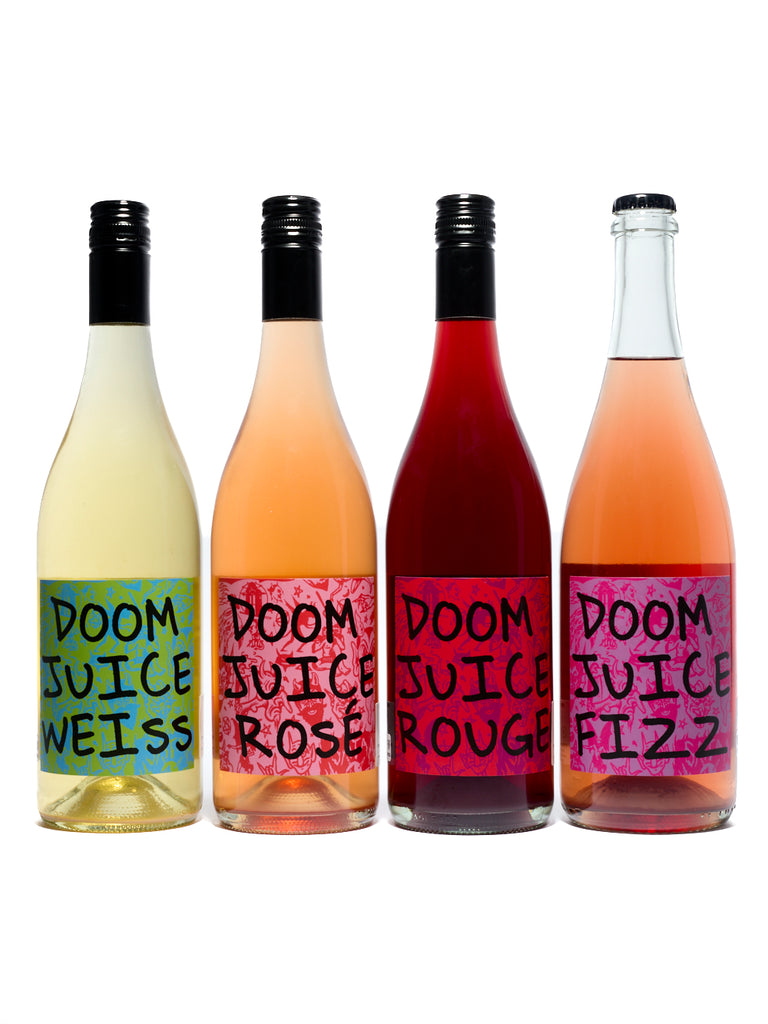 Doom Juice Bundle, Doom Weiss, Rosé, Rouge & Fizz