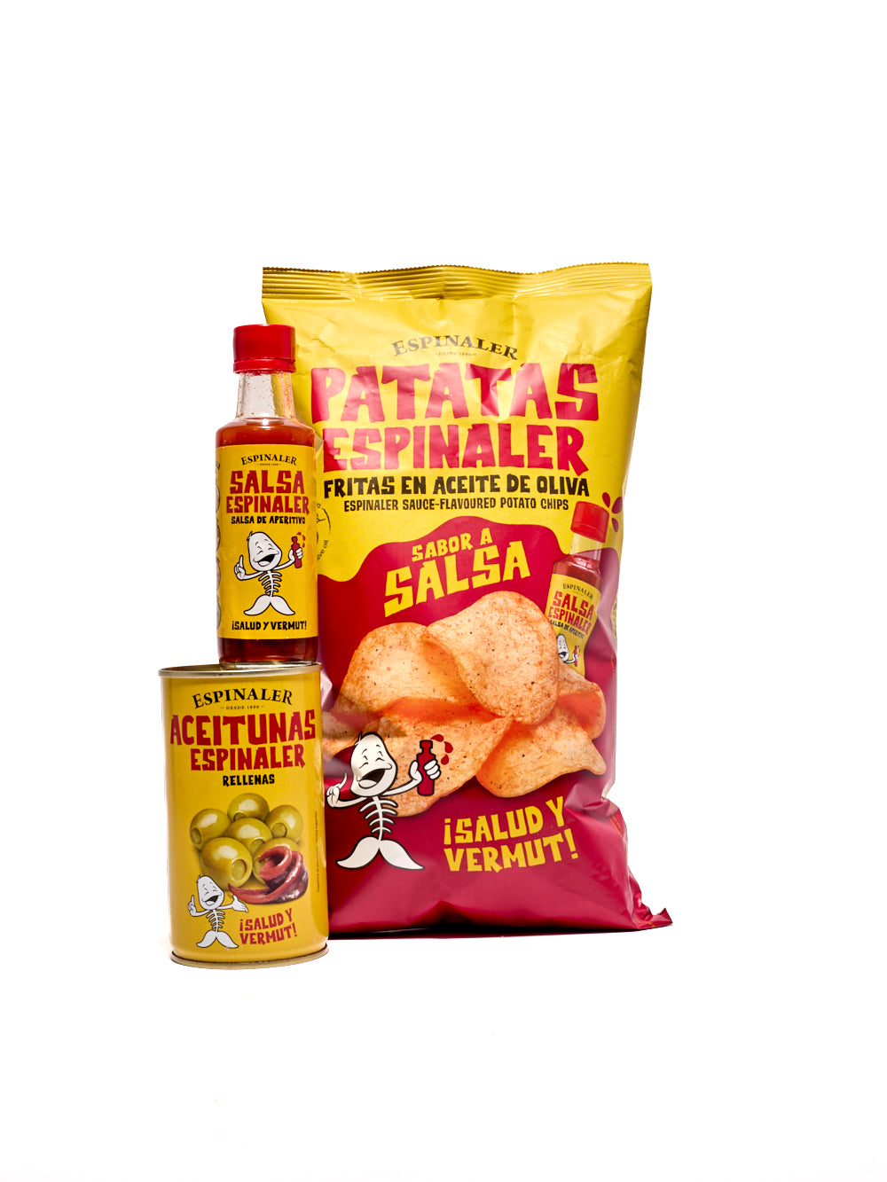 Snack Attack: Espinaler - Crisps, Olives, Hot Sauce